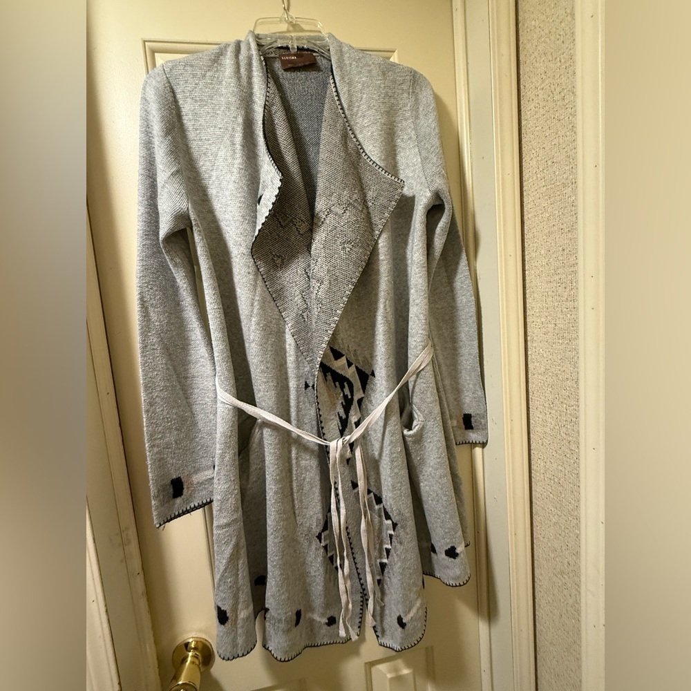 Open-front cardigan